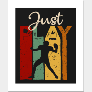 Just play american football Vintage T-Shirt Gift Posters and Art